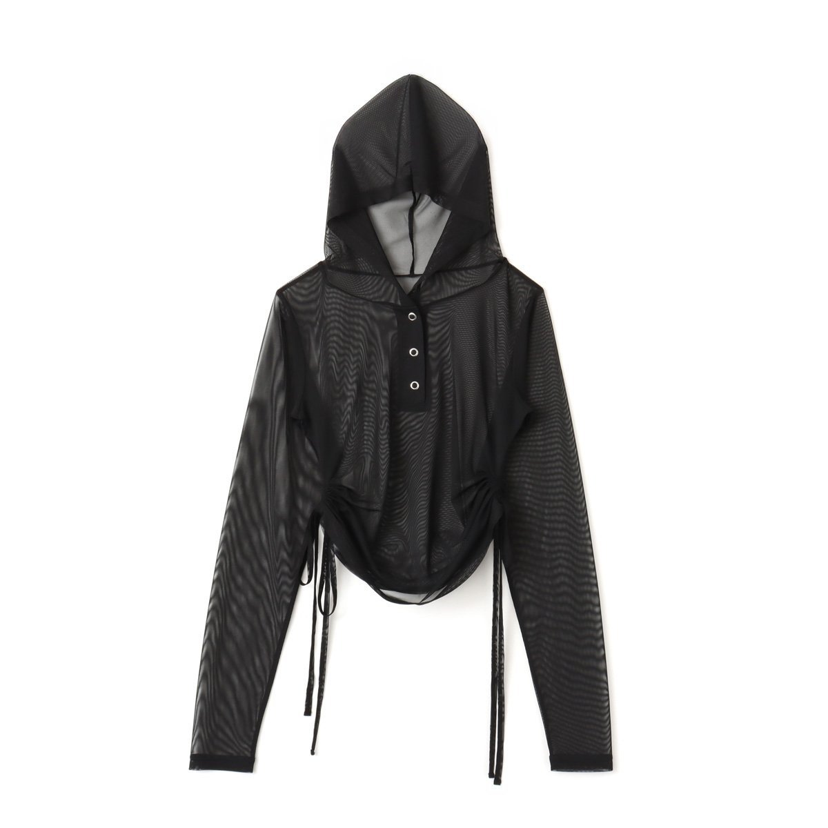 atmos pink atmos pink See-through Hoodie BLACK アトモス トップス カットソー・Tシャツ ブラック