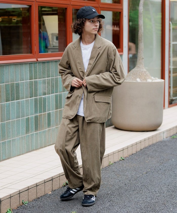FREAK'S STORE Relax Fit リラックスフィット コーデュロイ セットアップ テーラー...