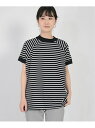 【SALE／30%OFF】D.M.G. ボーダー天竺ラグランTシャツ ドミンゴ トップス カットソー ...