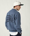 アビレックス トレーナー メンズ AVIREX 《WEB&DEPOT限定》CREW NECK SWEAT TOMCAT / クルーネック アヴィレックス トップス スウェット・トレーナー ブルー イエロー ホワイト【送料無料】