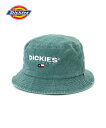 【SALE/40%OFF】Dickies Dickies/(U)DK EX BIO WASH BUCKET HAT ハンドサイン 帽子 ハット グリーン ブルー...