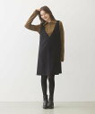 【SALE/50%OFF】MILKFED. V NECK DRESS ミルクフェド トップス ベスト・ジレ ブラック ブラウン【送料無料】