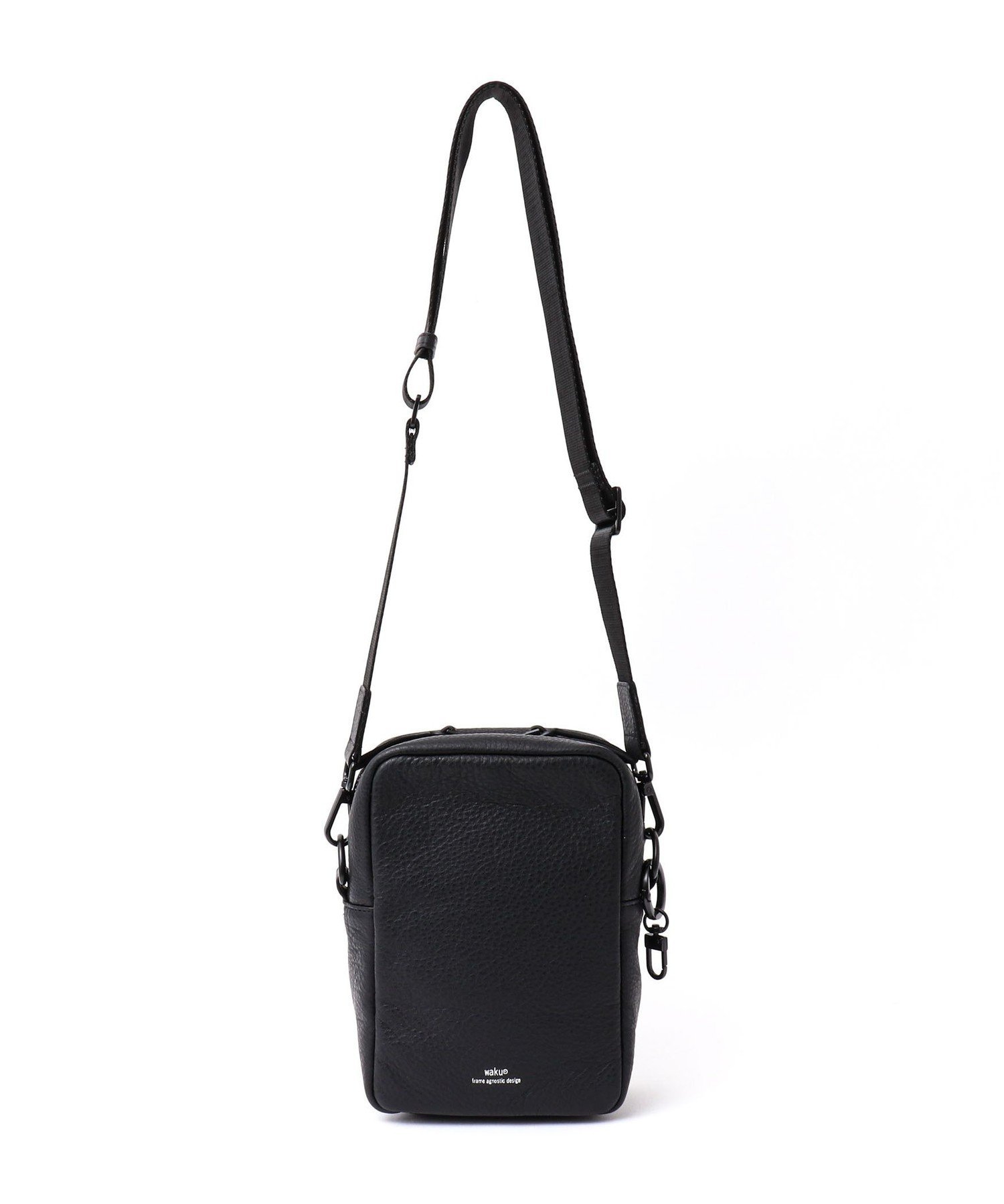 NOLLEY'S goodman 【waku/ワク】レザーバーティカルショルダー WK-0086 ノーリーズ バッグ ショルダーバッグ ブラック【送料無料】