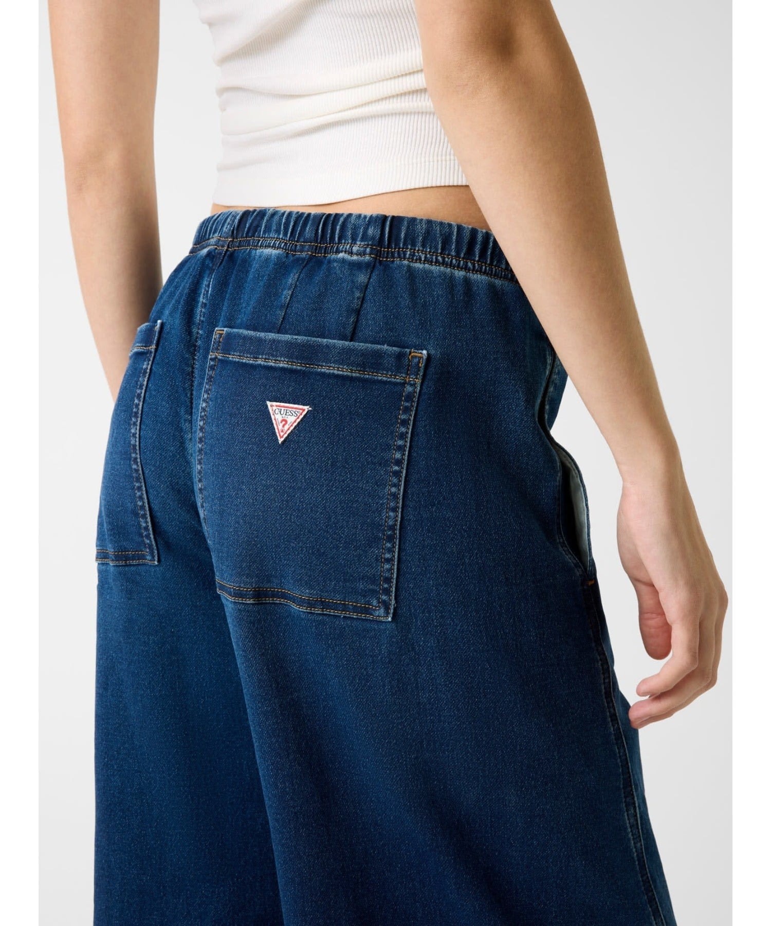 GUESS JEANS デニムパンツ レディース (W)LR Twisted Jogger ゲス パンツ ジーンズ・デニムパンツ ブルー