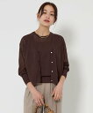 UNITED ARROWS green label relaxing シャーリー ハリヌキ Vネック ニット カーディガン -ウォッシャブル- ユナイテッドアロ...