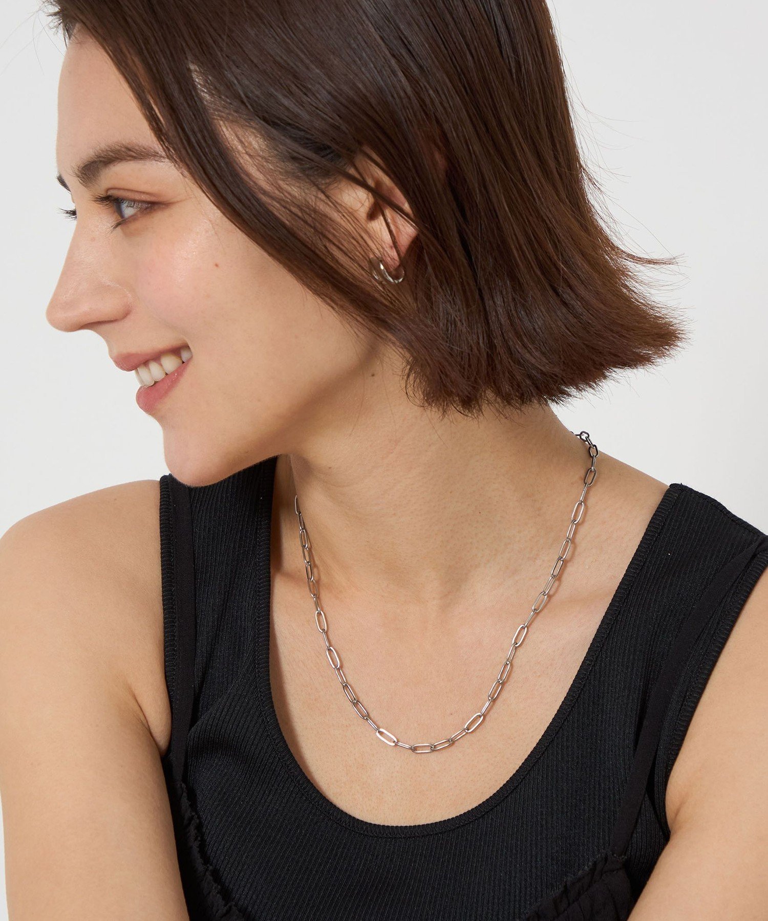 【SALE／50%OFF】UNITED ARROWS green label relaxing ステンレス チェーントグル ネックレス ユナイテッドアローズ グリーンレーベルリラクシング アクセサリー・腕時計 ネックレス シルバー ゴールド