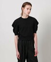 ASTRAET <ASTRAET>16G ボリュームショルダー クルーネックニット ユナイテッドアローズ トップス ニット グレー ブラック【送料無料】
