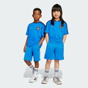 adidas 【公式】アディダス adidas キッズ用Tシャツ セットアップ アディダス スポーツ・アウトドア用品 トレーニング・フィットネス用品 ブルー【送...