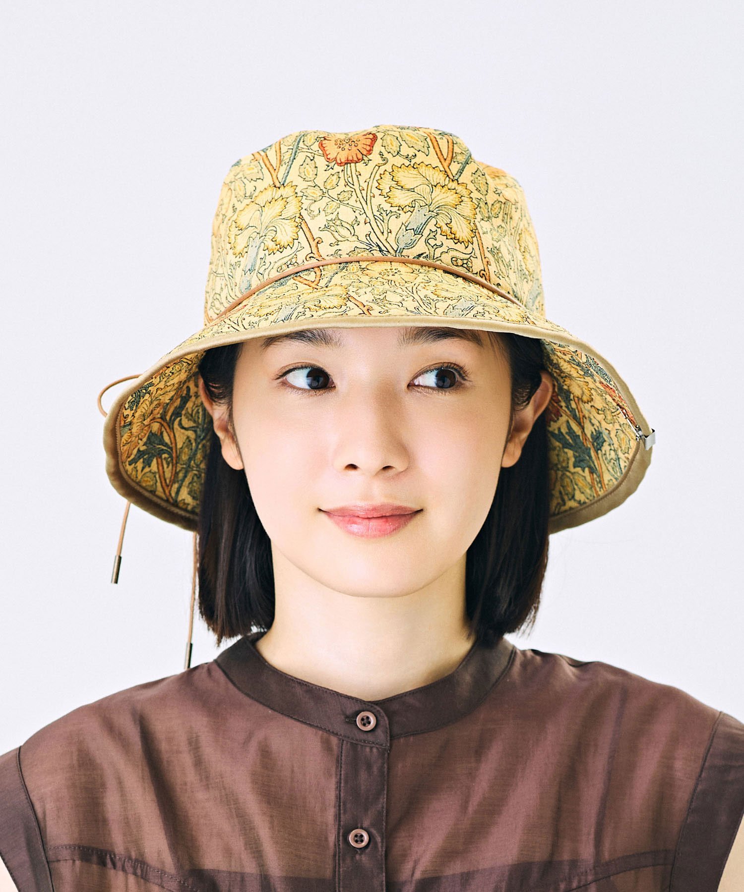 CA4LA THE MET Pink and Rose HAT カシラ 帽子 ハット ベージュ【送料無料】