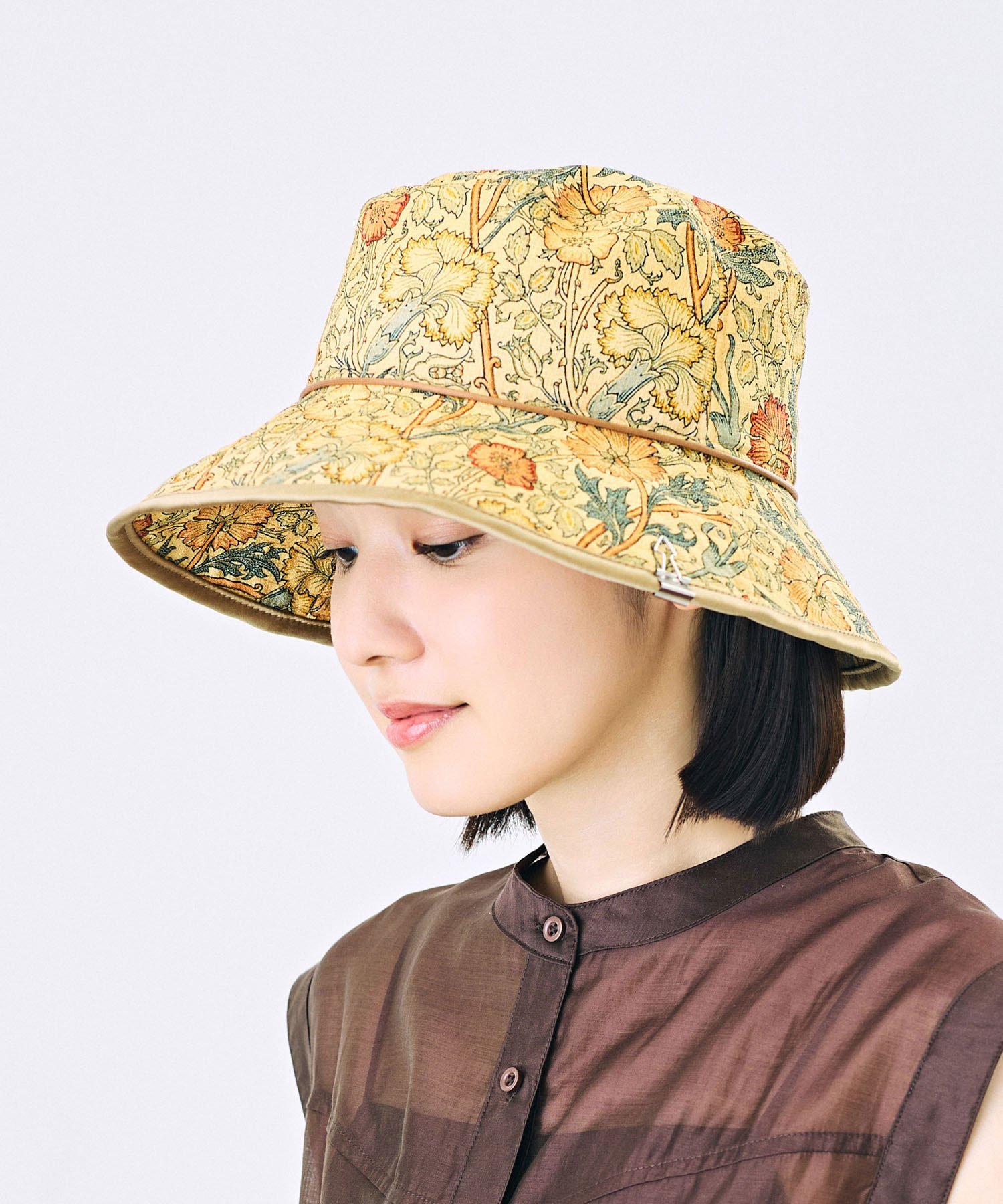 CA4LA THE MET Pink and Rose HAT カシラ 帽子 ハット ベージュ【送料無料】