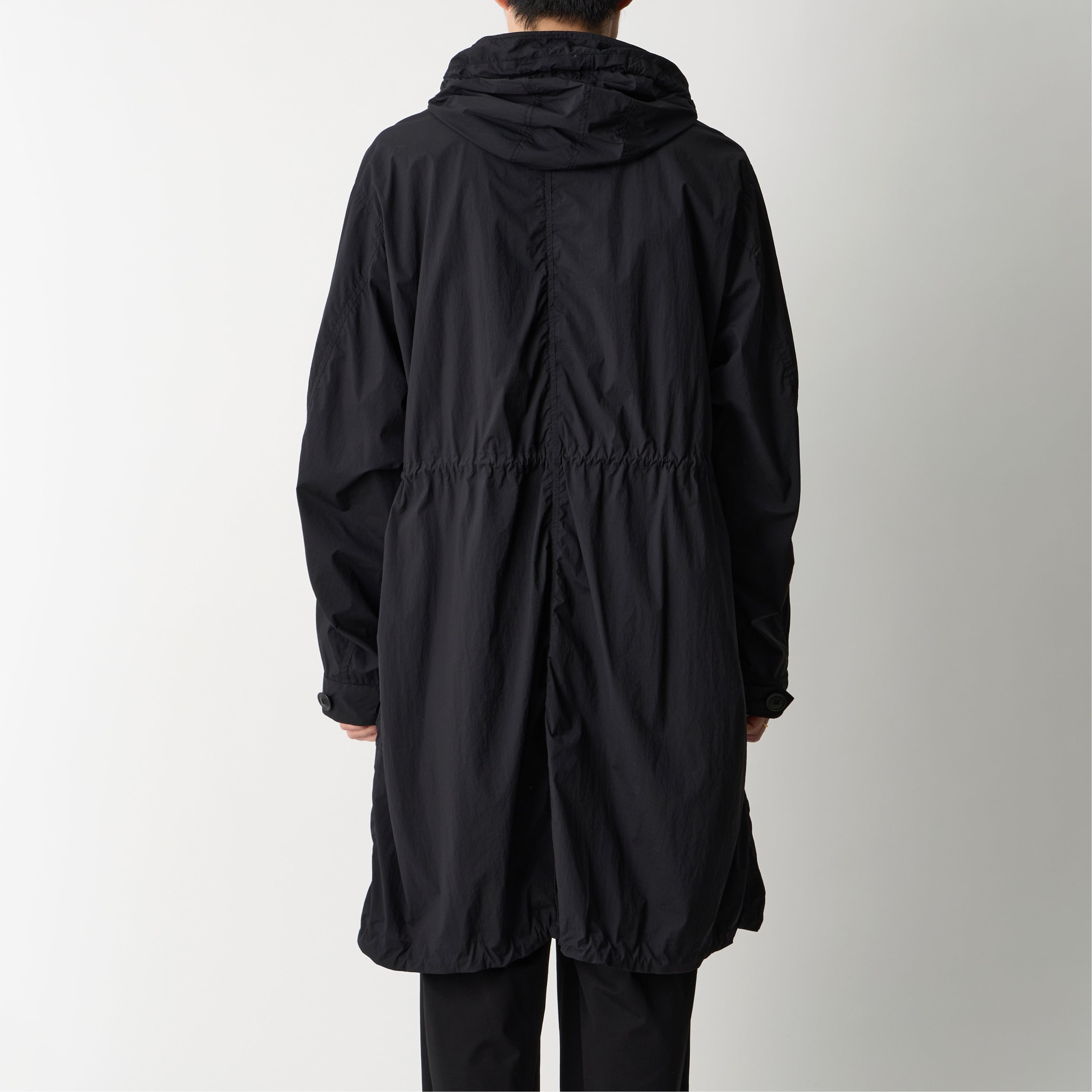 White Mountaineering/(M)WM × ALPHA INDUSTRIES HOODED COAT ホワイトマウンテニアリング ジャケット・アウター モッズコート ブラック