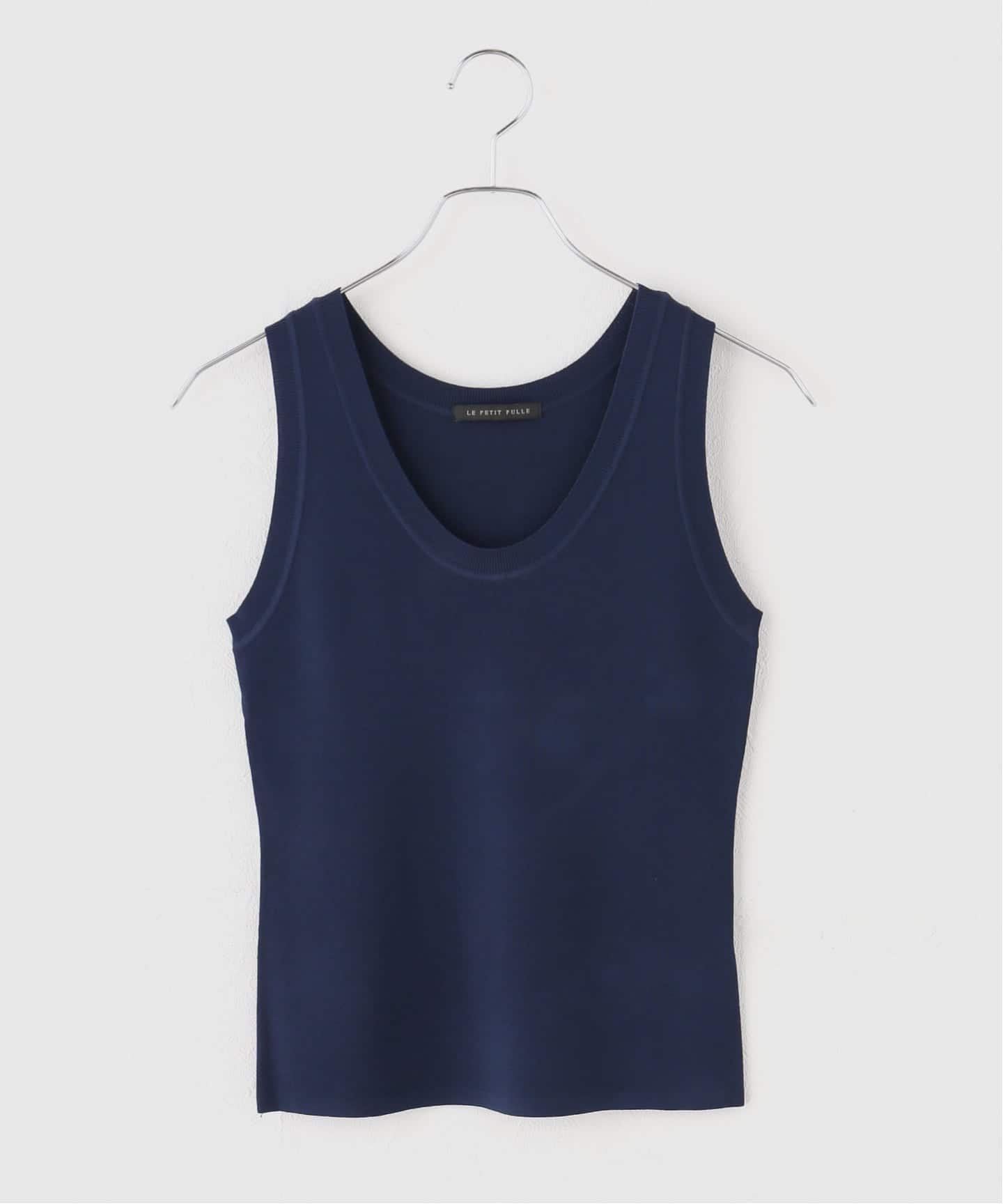 plage LE PETIT PULLE / ル プティ プレ 別注 UN TT トップス プラージュ トップス ニット ネイビー ブラウン