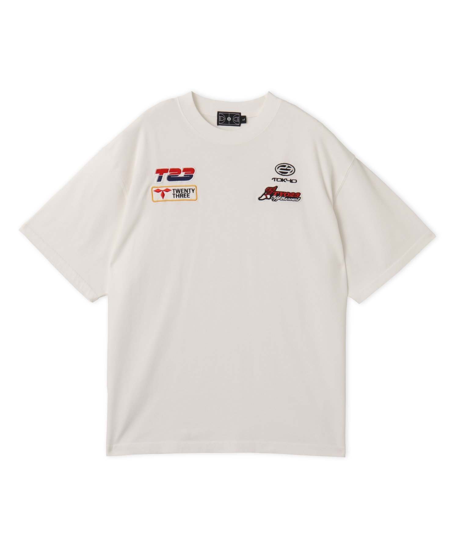 TOKYO 23 TOKYO 23 Vintage Racing Print T-shirt WHITE アトモス トップス カットソー・Tシャツ ホワイト