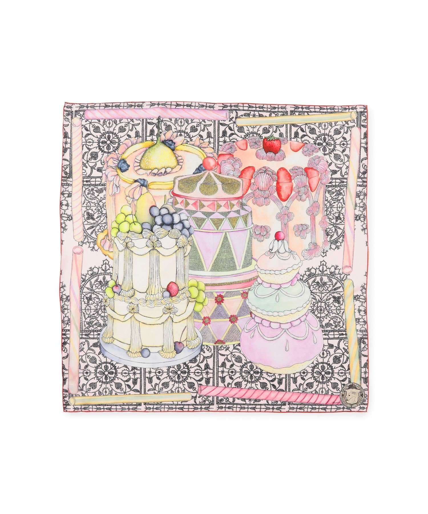 Demi-Luxe BEAMS SWASH LONDON / Grand Patisserie スカーフ デミルクス ビームス ファッション雑貨 マフラー・ストール・ネックウォーマー ピンク【送料無料】
