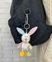 NICI NICI キーリング/レインボーラビット 10cm アントレスクエア ファッション雑貨 チャーム・キーチェーン