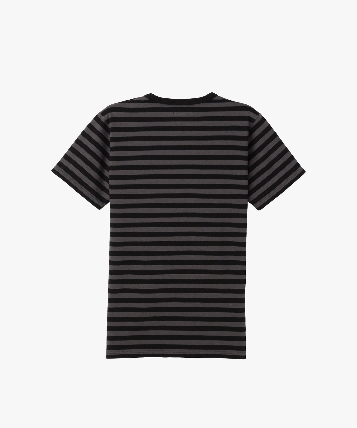 agnes b. HOMME メンズ コットン 細ボーダー 半袖Tシャツ "Coulos" アニエスベー トップス カットソー・Tシャツ グレー【送料無料】