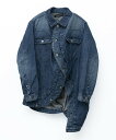 ANREALAGE BALL AZ WASH DENIM JACKET アンリアレイジ ジャケット アウター デニムジャケット ブルー【送料無料】