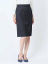 【SALE/20%OFF】m.f.editorial ウール混インディゴ調 タイトスカート(セットアップ可能) レディース スーツ スカート ビジネス カジュア...