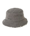 ROXY (W)LIVED IN DENIM HAT ロキシー 帽子 ハット グレー ブルー【送料無料】