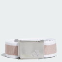 adidas 【公式】アディダス adidas 【ゴルフ】リバーシブル ストライプ ウェビングベルト アディダス ファッション雑貨 ベルト ホワイト