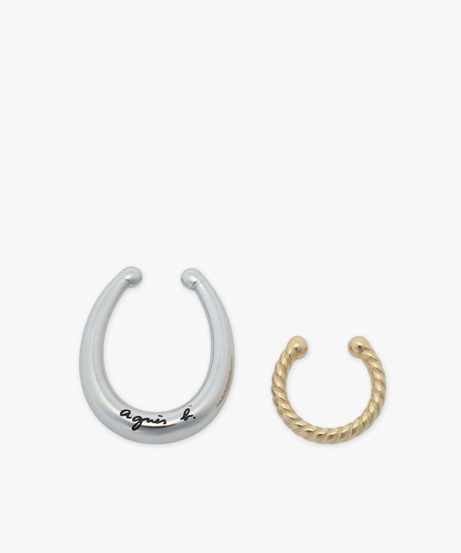 agnes b. FEMME イヤーカフ セット "Anchor Knot" アニエスベー アクセサリー・腕時計 イヤリング・イ..