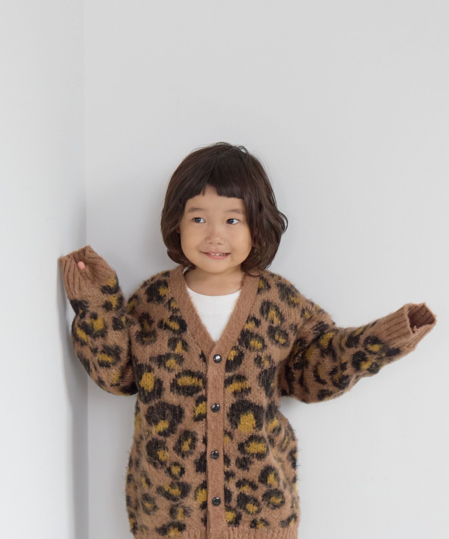 LOWRYS FARM アニマルBIGカーディガン ローリーズファーム トップス カーディガン【送料無料】