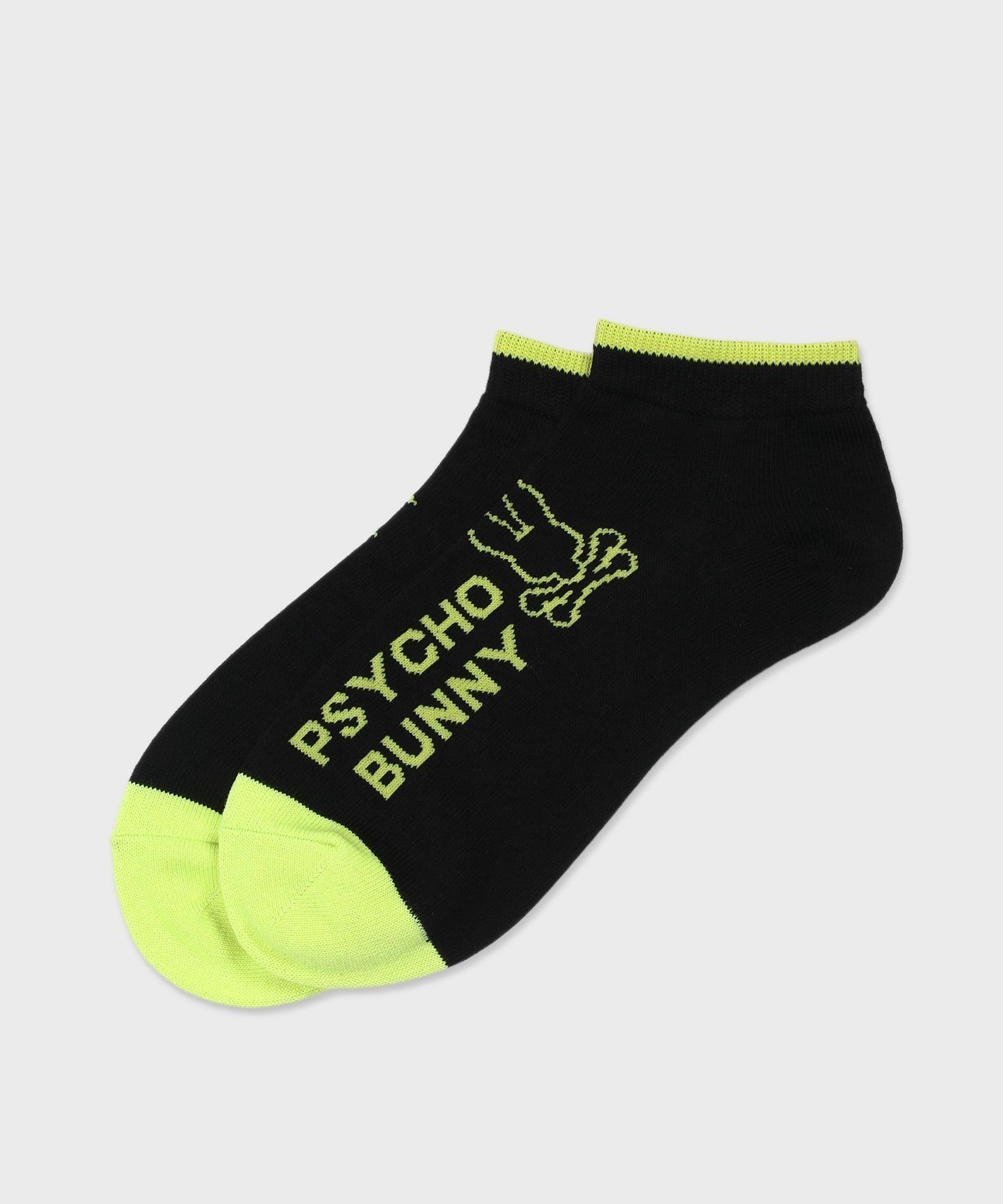 Psycho Bunny [GOLF]アウトラインバニー アンクルソックス サイコバニー ファッション雑貨 その他のファッション雑貨 ブラック ネイビー ホワイト