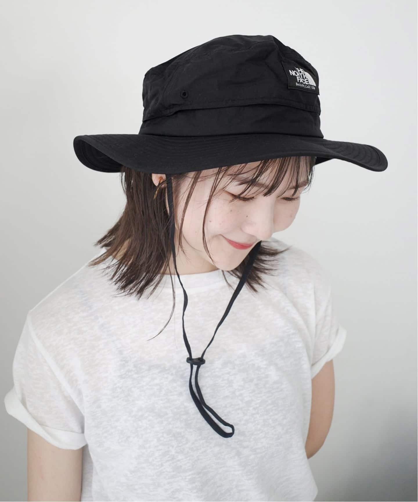 SLOBE IENA 《追加予約》THE NORTH FACE/ノースフェイス Horizon Hat NN42531 スローブ イエナ 帽子 ハット グレー ブラック【送料無料】