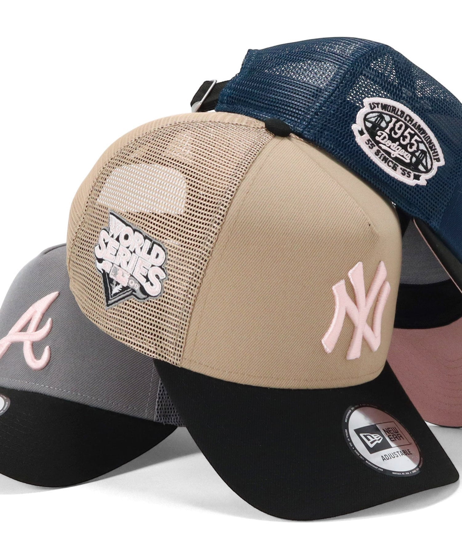 NEW ERA ニューエラメッシュキャップ 9FORTY-A 2トーンサイドパッチMLB ONSPOTZ別注 オンスポッツ 帽子 キャップ ブルー グレー ブラウン【送料無料】