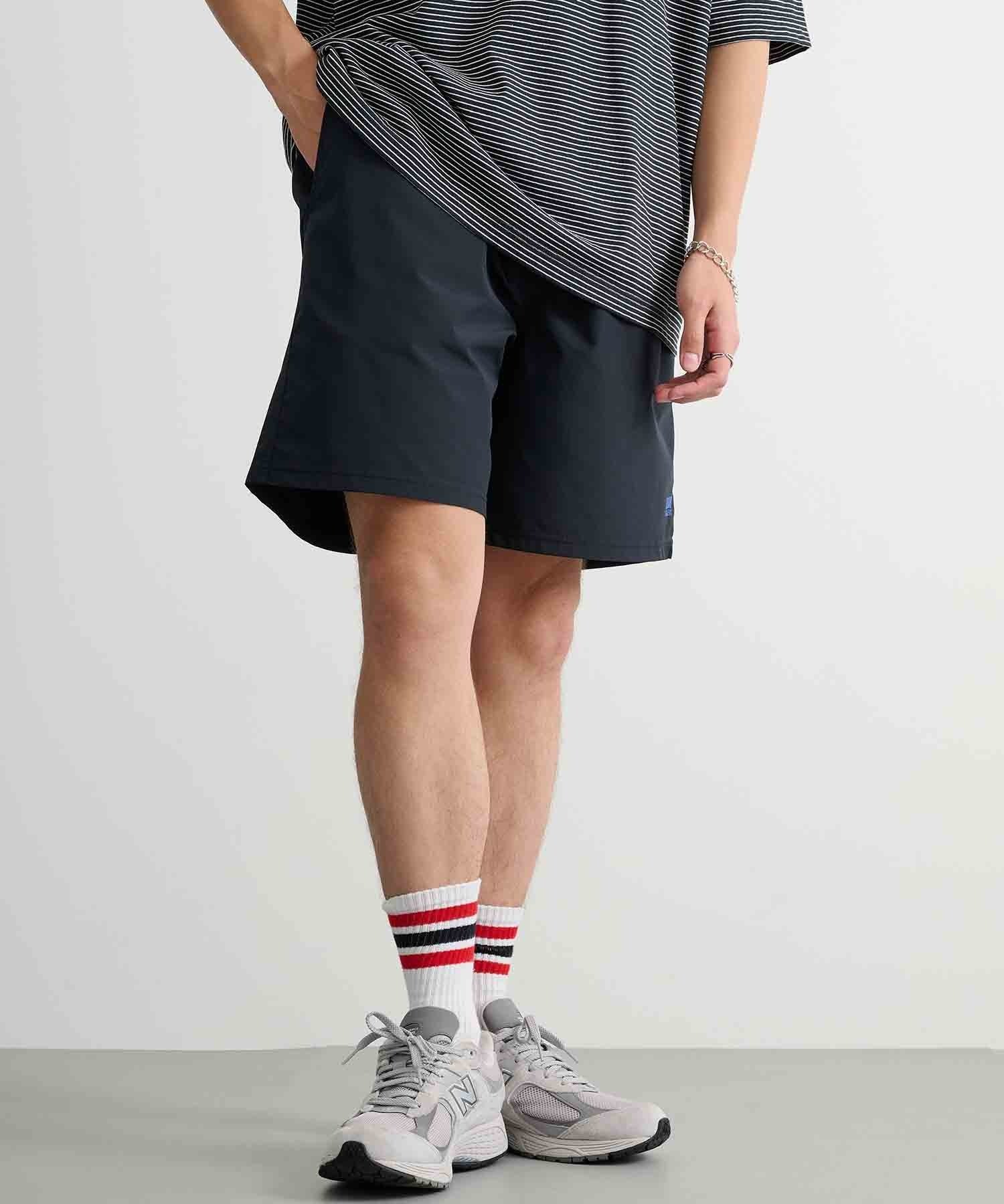DISCUS/マイクロリップストップ ハーフパンツ セットアップ可能 6222-2421 MNY セットアップセブン パンツ その他のパンツ ブラック