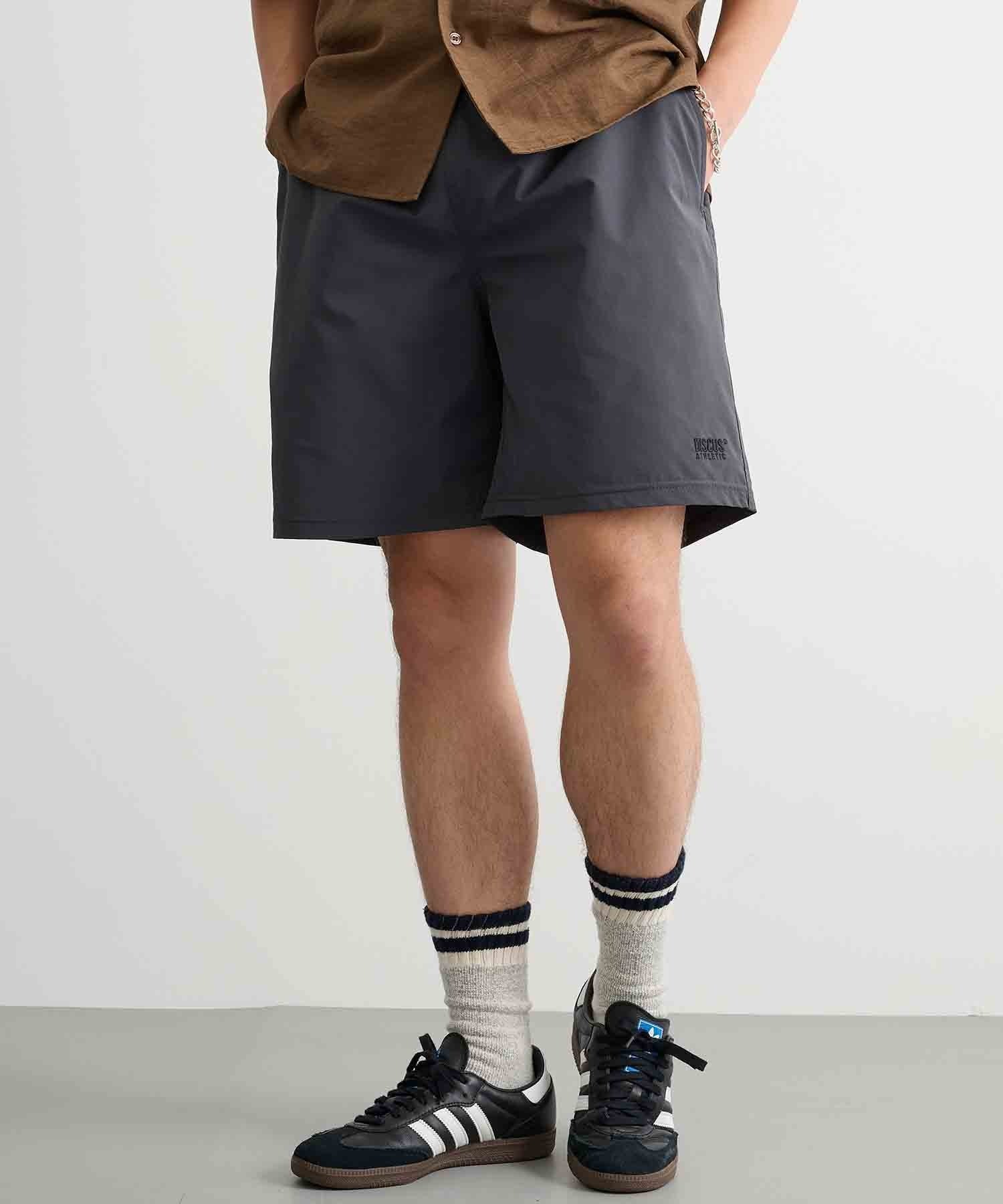 DISCUS/マイクロリップストップ ハーフパンツ セットアップ可能 6222-2421 MNY セットアップセブン パンツ その他のパンツ ブラック
