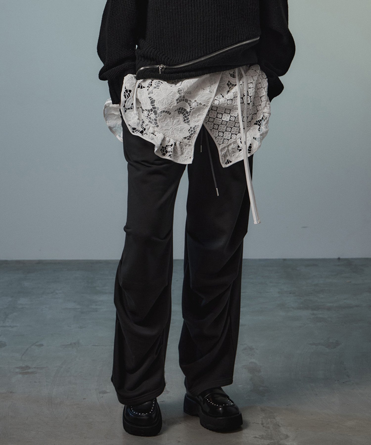 MAISON SPECIAL Hem Tuck Sweatpants メゾンスペシャル パンツ その他のパンツ グレー