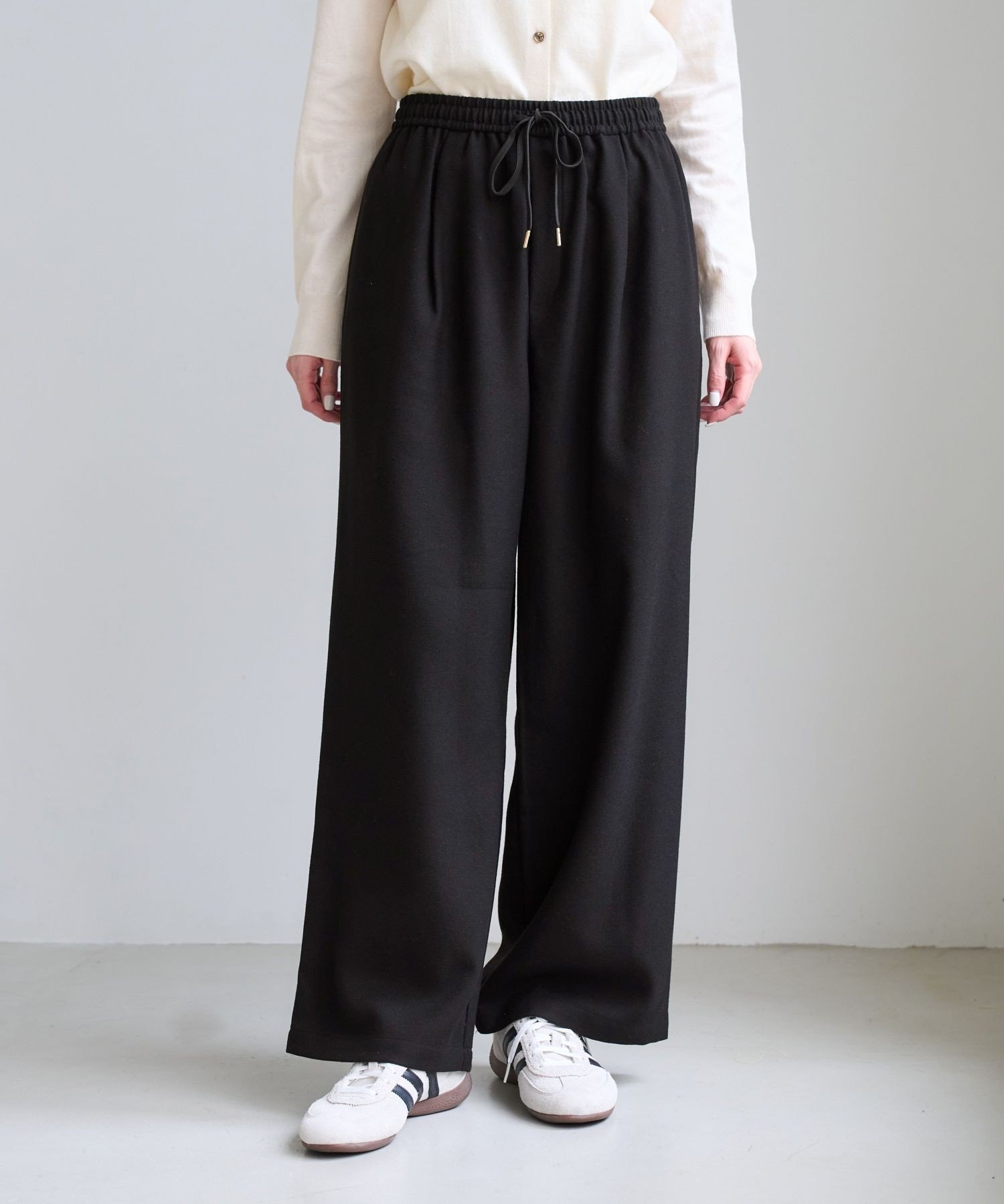 ROPE' PICNIC タックワイドプレイフルカラーパンツ ロペピクニック パンツ その他のパンツ ベージュ ブラック ピンク ブルー【送料無料】 stylife-15798685 Rakuten Fashion パッケージ画像