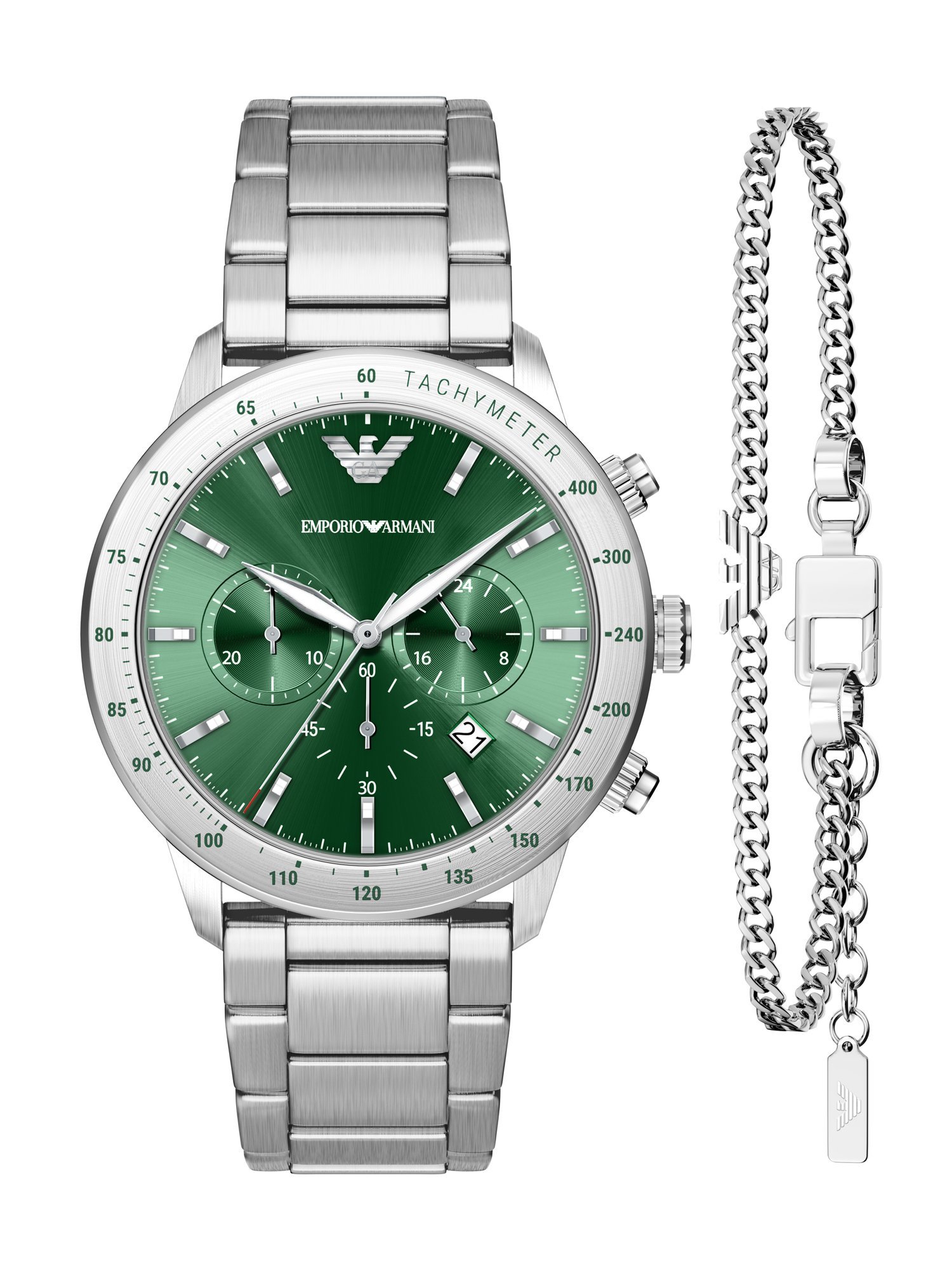 EMPORIO ARMANI エンポリオ・アルマーニ 腕時計 メンズ アナログ ステンレス AR80088SET ウォッチステーションインターナショナル アクセサリー・腕時計 腕時計【送料無料】