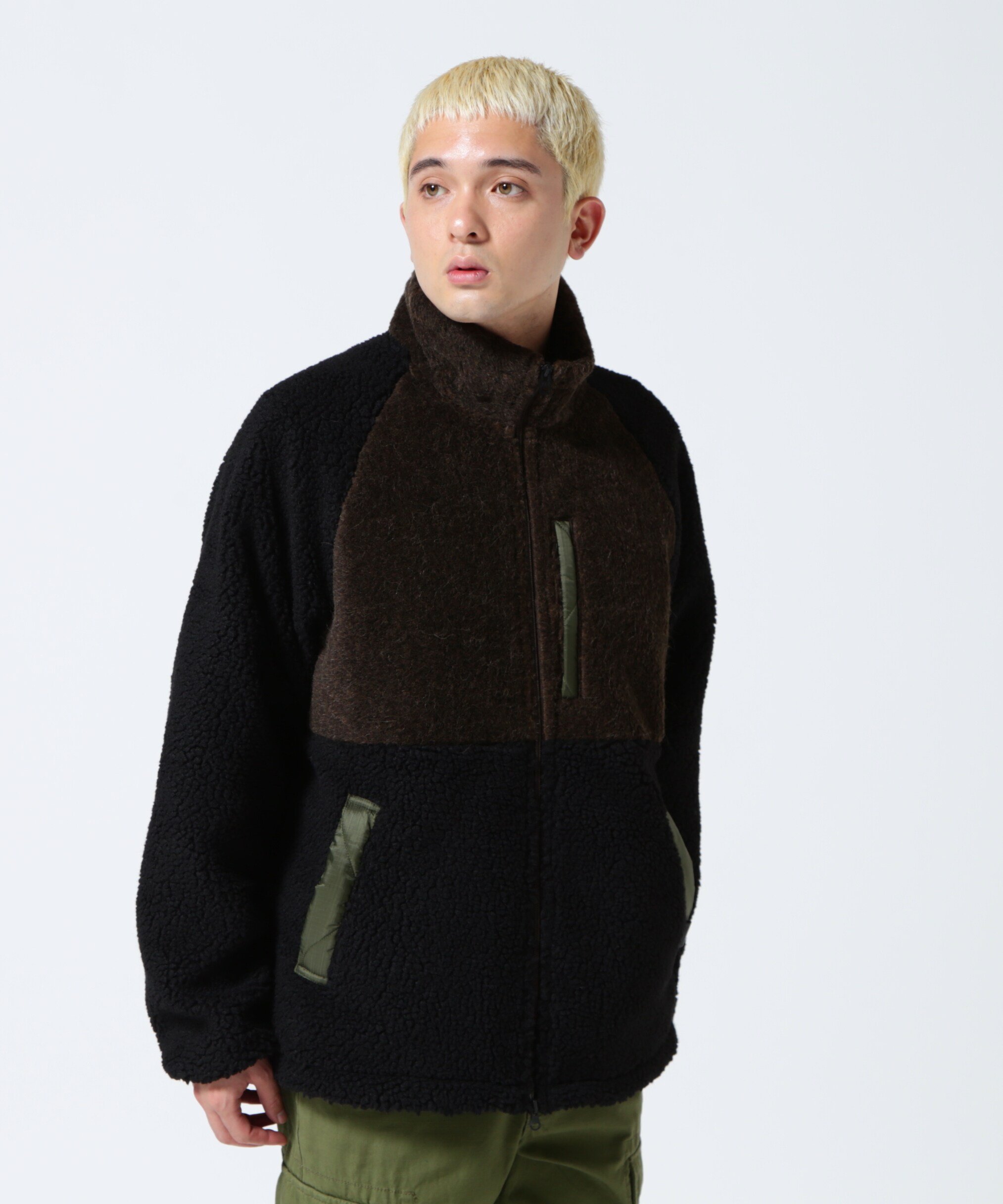 ショット ボアコート メンズ 【SALE／60%OFF】Schott PERFECTO BOA FLEECE JKT/パーフェクトボアフリースジャケット ショット ジャケット・アウター ブルゾン・ジャンパー グリーン ベージュ【送料無料】