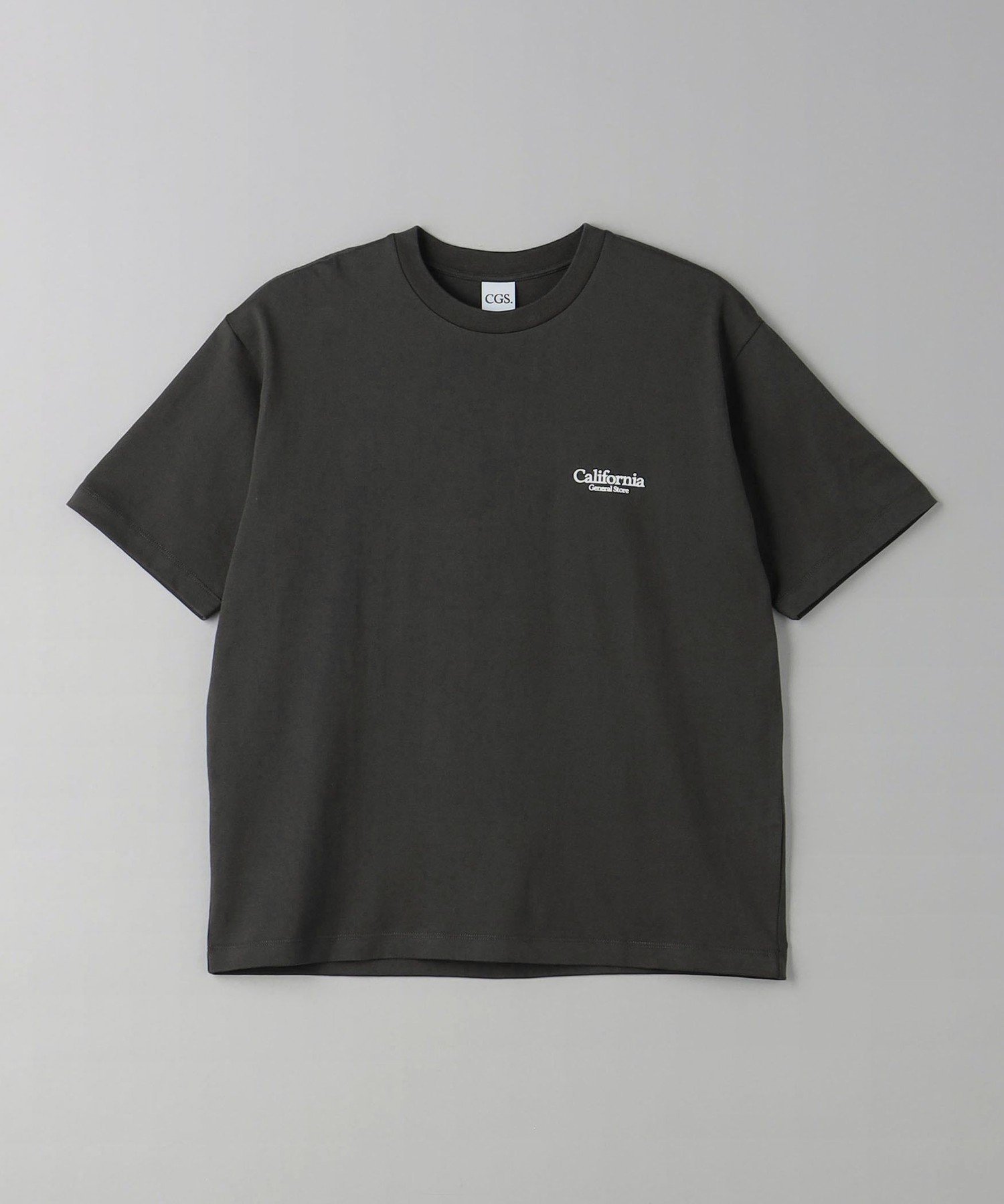 ユナイテッドアローズ 服（父向き） 【SALE／40%OFF】California General Store ＜CGS.＞ オーガニックコットン CGSロゴ Tシャツ ユナイテッドアローズ アウトレット トップス カットソー・Tシャツ グレー ホワイト【送料無料】