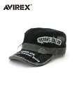 【SALE／10%OFF】AVIREX AVIREX/(U)AX FLYING CIRCUS メッシュワークキャップ ハンドサイン 帽子 キャップ ブラック