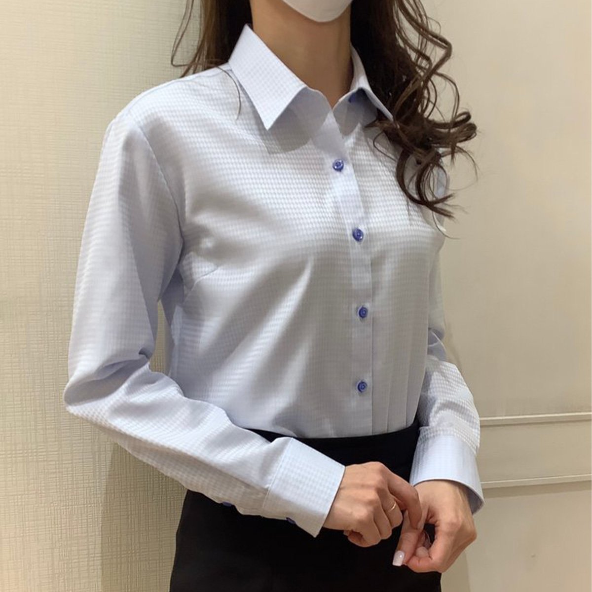 BRICK HOUSE by Tokyo Shirts 【超形態安定】 レギュラー衿 綿100% 長袖レディースシャツ トーキョーシャツ トップス シャツ・ブラウス..