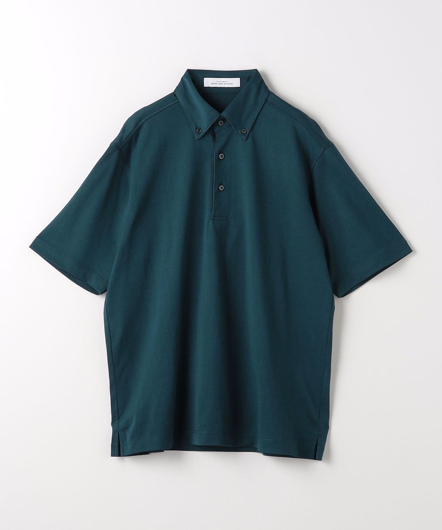 【SALE／30%OFF】UNITED ARROWS green label relaxing DUADRY CLEAN バーズアイ ボタンダウン II ポロシャツ -吸水速乾・抗菌- ユナイテッドアローズ アウトレット トップス ポロシャツ グレー グリーン ネイビー【送料無料】 3