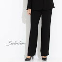 Liliane Burty 【Selection ・セットアップ対応】ブラックフォーマルセンタープレスパンツ リリアンビューティ パンツ その他のパンツ ブラッ...