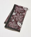 INED 《SUPERIOR CLOSET》Classical Bordeaux Bloom Scarf《Tapis Noir》 イネド ファッション雑貨 スカ...