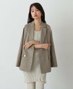 N. Natural Beauty Basic テーラードダブルジャケット エヌ ナチュラルビューティーベーシック* ジャケット・アウター テーラードジャケット...