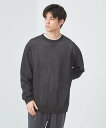 【SALE/50%OFF】UNITED ARROWS green label relaxing スロープレイヤード クルーネック ニット ユナイテッドアローズ アウトレット トップス ニット グレー グリーン【送料無料】