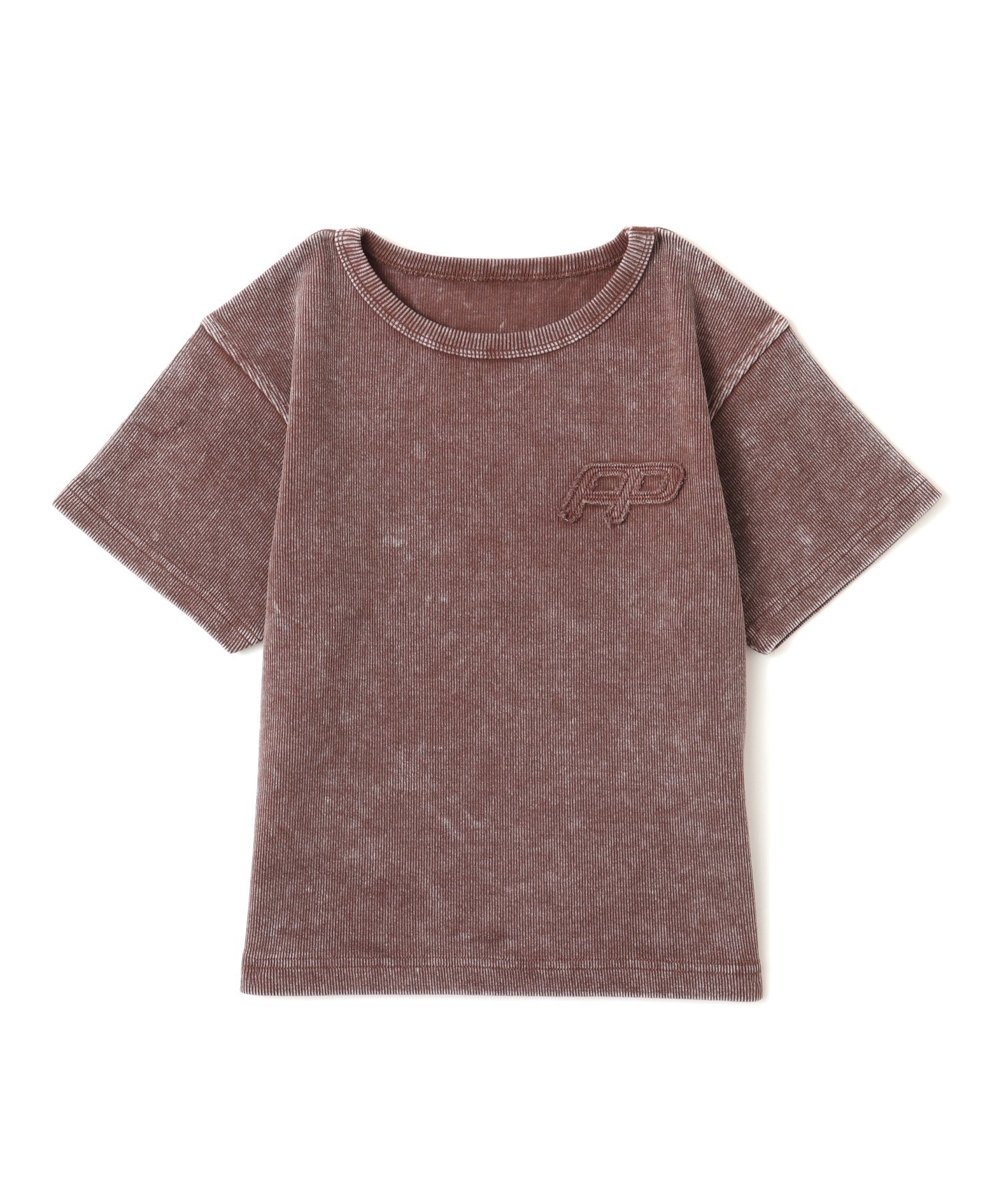 atmos pink atmos pink Pigment T-shirt BROWN アトモス トップス カットソー・Tシャツ ブラウン