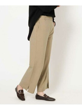 【SALE/60%OFF】THE SHOP TK 裏起毛中空糸ストレッチワイドパンツ ザ ショップ ティーケー パンツ/ジーンズ フルレングス ホワイト ベージュ ネイビー