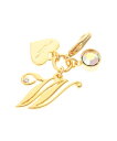 Samantha Thavasa Petit Choice シンプルイニシャル ファスナーチャーム W サマンサタバサプチチョイス ファッション雑貨 チャーム・キーチェーン ゴールド(4)