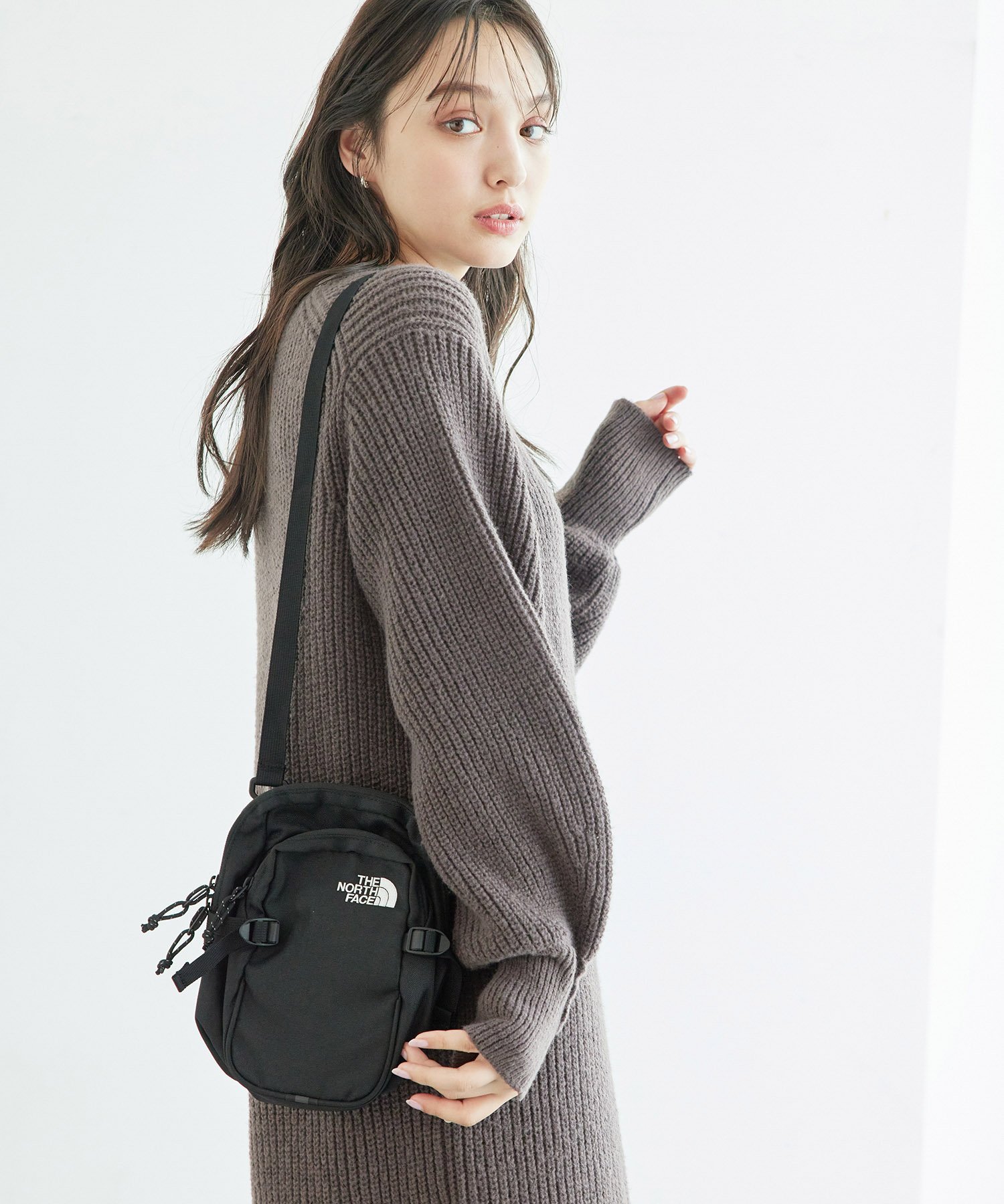 ROPE' PICNIC PASSAGE 【WEB限定】【THE NORTH FACE/ザ ノースフェイス】ボルダーミニショルダーバッグ ロペピクニック バッグ ショルダーバッグ ブラック グレー【送料無料】