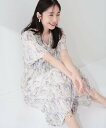 natural couture 【WEB限定】フレアスリーブお上品ワンピース ナチュラルクチュール  ...