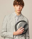 JOSEPH ABBOUD 【日経スタイルマガジン掲載・ウォッシャブル】ウォッシャブルブレード ハット ジョセフアブード 帽子 ハット ネイビー グレー【送料無...