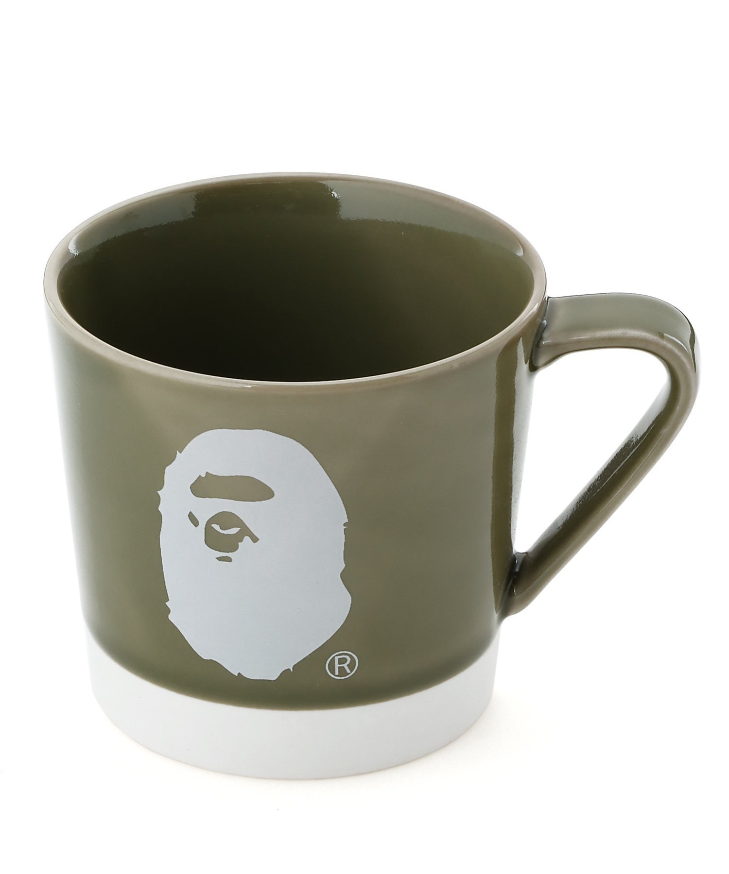 A BATHING APE LOGO PORCELAIN MUG ア ベイシング エイプ 食器・調理器具・キッチン用品 グラス・マグカップ・タンブラー グリーン...
